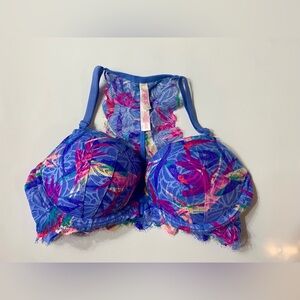 NWOT Victorias Secret pink date racerback push-up bra 36/D